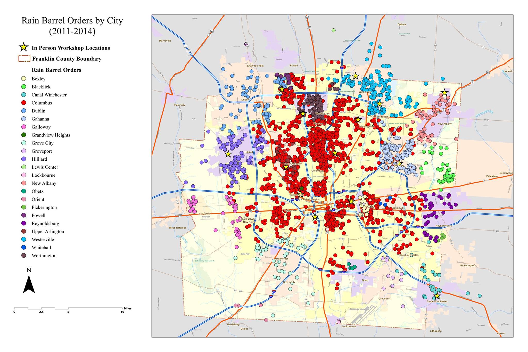Map of Greenspot Rain Barrels